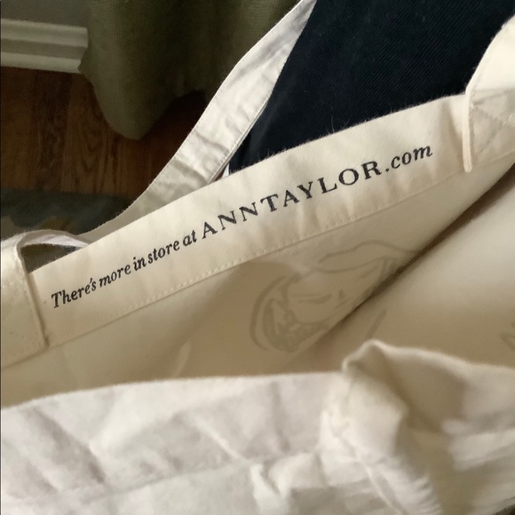 Ann Taylor Canvas Tote Bag “Ann 💗s Toronto” EUC - Picture 3 of 7